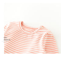 Load image into Gallery viewer, 2 Pieces Set Baby Girls Striped Tops And Animals Cartoon Jumpsuits Wholesale 230110271
