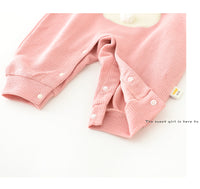 Load image into Gallery viewer, 2 Pieces Set Baby Girls Striped Tops And Animals Cartoon Jumpsuits Wholesale 230110271
