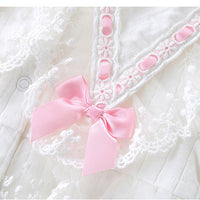 Load image into Gallery viewer, Baby Girls Flower Bow Embroidered Jumpsuits Wholesale 230110273
