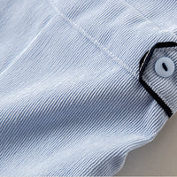 Load image into Gallery viewer, 2 Pieces Set Baby Kid Boys Solid Color Tops And Embroidered Rompers Wholesale 23011072
