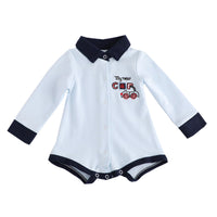 Load image into Gallery viewer, Baby Unisex Cartoon Embroidered Knitwear Rompers Wholesale 23011087
