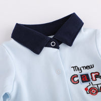 Load image into Gallery viewer, Baby Unisex Cartoon Embroidered Knitwear Rompers Wholesale 23011087
