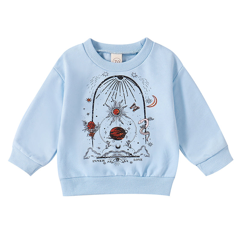 Baby Kid Unisex Print Hoodies Swearshirts Wholesale 23011098