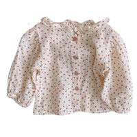 Load image into Gallery viewer, Baby Girls Solid Color Checked Print Rompers Wholesale 23011112
