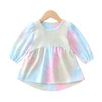 Load image into Gallery viewer, Baby Girls Tie Dye Dresses Wholesale 230111131
