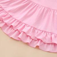 Load image into Gallery viewer, 2 Pieces Set Baby Girls Solid Color Tops And Flower Pants Wholesale 230111138
