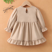 Load image into Gallery viewer, Baby Girls Solid Color Dresses Wholesale 230111139
