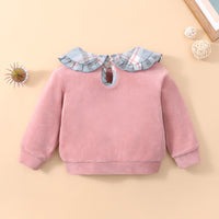 Load image into Gallery viewer, Baby Girls Color-blocking Checked Tops Wholesale 230111146
