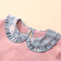 Load image into Gallery viewer, Baby Girls Color-blocking Checked Tops Wholesale 230111146
