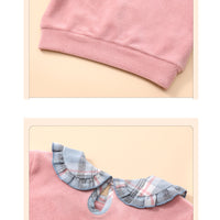 Load image into Gallery viewer, Baby Girls Color-blocking Checked Tops Wholesale 230111146
