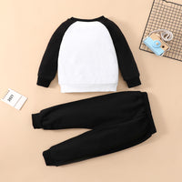 Load image into Gallery viewer, 2 Pieces Set Baby Girls Letters Color-blocking Tops And Pants Wholesale 230111147
