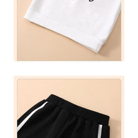 Load image into Gallery viewer, 2 Pieces Set Baby Girls Letters Color-blocking Tops And Pants Wholesale 230111147
