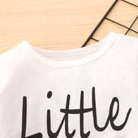 Load image into Gallery viewer, 3 Pieces Set Baby Boys Letters Print Tops Pants And Hats Wholesale 230111150
