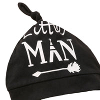 Load image into Gallery viewer, 3 Pieces Set Baby Boys Letters Print Tops Pants And Hats Wholesale 230111150
