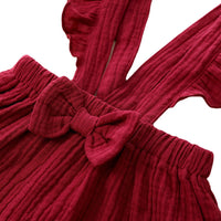 Load image into Gallery viewer, 3 Pieces Set Baby Girls Flower Rompers Solid Color Dresses And Bow Headwear Wholesale 230111152
