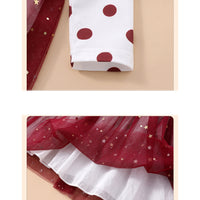 Load image into Gallery viewer, Baby Girls Polka dots Star Dresses Wholesale 230111154
