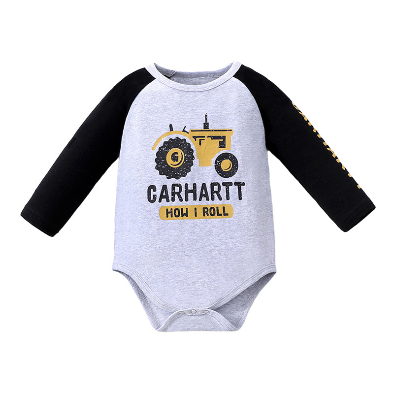 Baby Boys Letters Car Print Rompers Wholesale 230111160