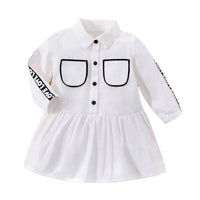 Load image into Gallery viewer, Baby Girls Letters Dresses Wholesale 230111162
