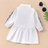 Load image into Gallery viewer, Baby Girls Letters Dresses Wholesale 230111162
