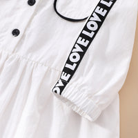 Load image into Gallery viewer, Baby Girls Letters Dresses Wholesale 230111162
