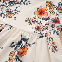 Load image into Gallery viewer, 3 Pieces Set Baby Girls Flower Tops Pants And Bow Headwear Wholesale 230111166
