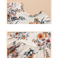 Load image into Gallery viewer, 3 Pieces Set Baby Girls Flower Tops Pants And Bow Headwear Wholesale 230111166
