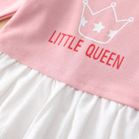 Load image into Gallery viewer, Baby Girls Letters Color-blocking Dresses Wholesale 230111167
