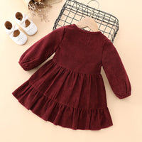 Load image into Gallery viewer, Baby Girls Solid Color Dresses Wholesale 230111190
