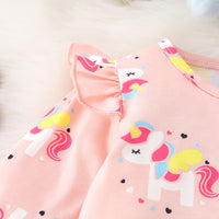 Load image into Gallery viewer, 2 Pieces Set Baby Girls Cartoon Print Rompers And Bow Pants Wholesale 230111211
