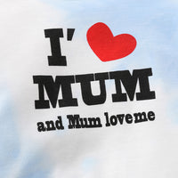 Load image into Gallery viewer, 2 Pieces Set Baby Girls Letters Love heart Tie Dye Print Tops And Pants Wholesale 230111212

