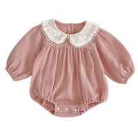 Load image into Gallery viewer, Baby Girls Polka dots Rompers Wholesale 230111214
