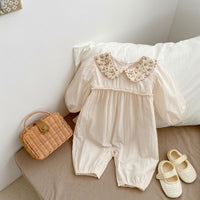 Load image into Gallery viewer, Baby Girls Flower Print Jumpsuits Wholesale 230111237
