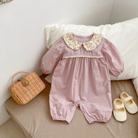 Load image into Gallery viewer, Baby Girls Flower Print Jumpsuits Wholesale 230111237
