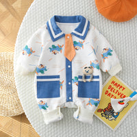 Load image into Gallery viewer, Baby Boys Cartoon Print Jumpsuits Wholesale 230111238
