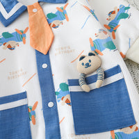 Load image into Gallery viewer, Baby Boys Cartoon Print Jumpsuits Wholesale 230111238
