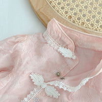 Load image into Gallery viewer, Baby Girls Flower Rompers Wholesale 23011126
