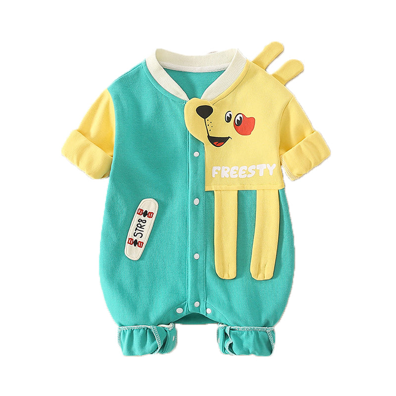 Baby Boys Cartoon Jumpsuits Wholesale 230111325