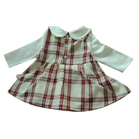 Load image into Gallery viewer, Baby Girls Checked Rompers Wholesale 230111359
