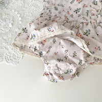 Load image into Gallery viewer, Baby Kid Girls Flower Print Rompers Wholesale 230111488
