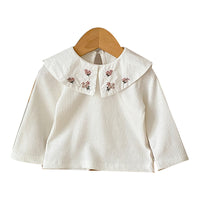 Load image into Gallery viewer, Baby Girls Flower Embroidered Tops And Cardigan And Rompers Wholesale 230111516
