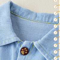 Load image into Gallery viewer, Baby Boys Cartoon Expression Print Birthday Jumpsuits Wholesale 23011164
