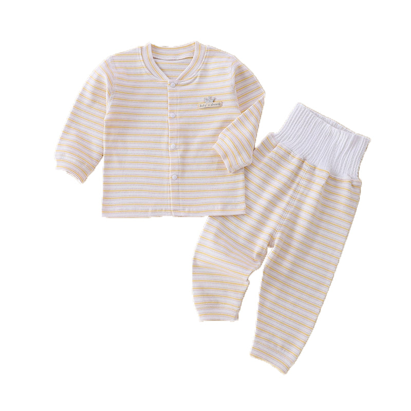 2 Pieces Set Baby Unisex Striped Tops And Pants Wholesale 230113104