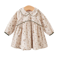 Load image into Gallery viewer, Baby Kid Girls Flower Polka dots Print Dresses Wholesale 230113183
