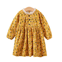 Load image into Gallery viewer, Baby Kid Girls Flower Polka dots Print Dresses Wholesale 230113183
