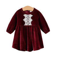 Load image into Gallery viewer, Baby Kid Girls Flower Polka dots Print Dresses Wholesale 230113183
