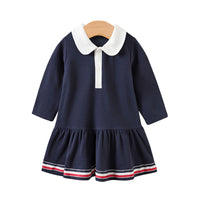 Load image into Gallery viewer, Baby Kid Girls Flower Polka dots Print Dresses Wholesale 230113183
