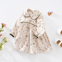 Load image into Gallery viewer, Baby Kid Girls Flower Polka dots Print Dresses Wholesale 230113183
