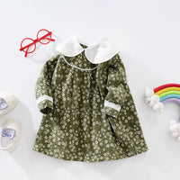 Load image into Gallery viewer, Baby Kid Girls Flower Polka dots Print Dresses Wholesale 230113183

