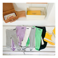 Load image into Gallery viewer, Baby Kid Girls Solid Color Striped Pants Leggings Wholesale 23011319
