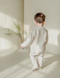 Load image into Gallery viewer, Baby Unisex Solid Color Crochet Cardigan Wholesale 230113205
